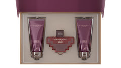Afnan Ornament Purple Allure lotion and shower gel duo for skincare and cleansing
