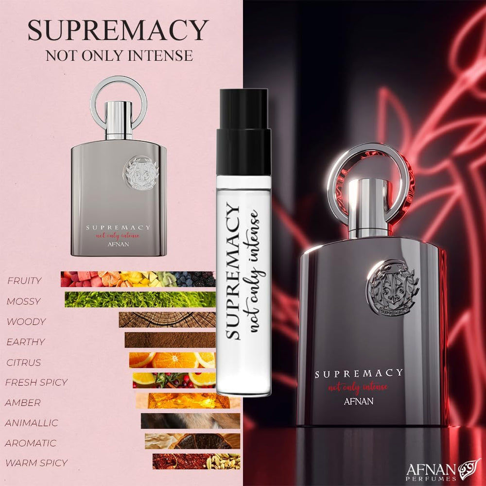 Afnan Supremacy Collector's Edition 2ml bottle hints at premium gift-worthy packaging