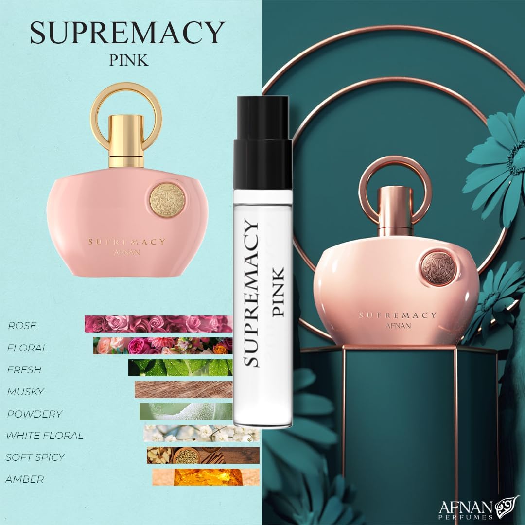 Afnan Supremacy Femme Purple 2ml bottle for a unique signature scent and refined evening allure.