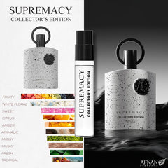 Afnan Supremacy Homme vials collection shows compact travel-size fragrances