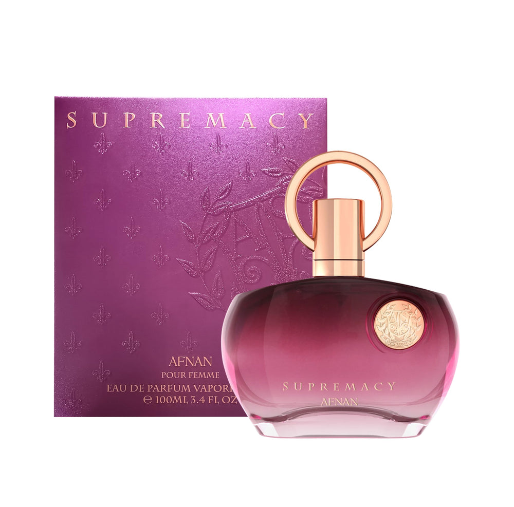 Afnan Supremacy Purple bottle front view for daily elegance.