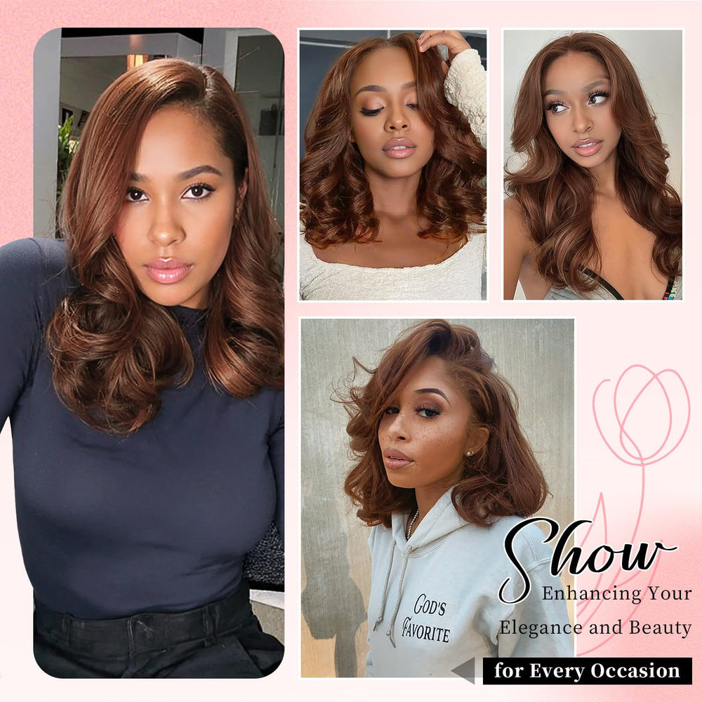 Afribye brown wig daily wear look for everyday style.