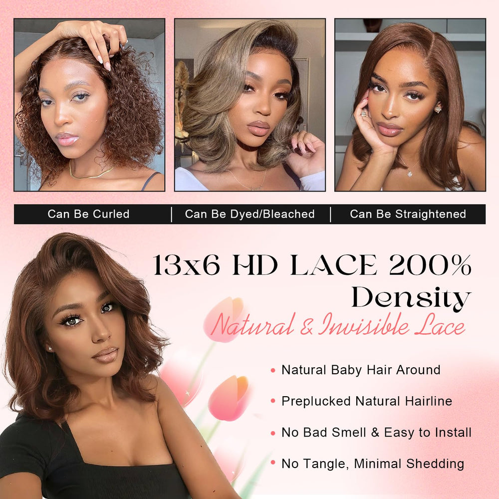 Afribye brown wig glueless cap with adjustable straps for easy wear.