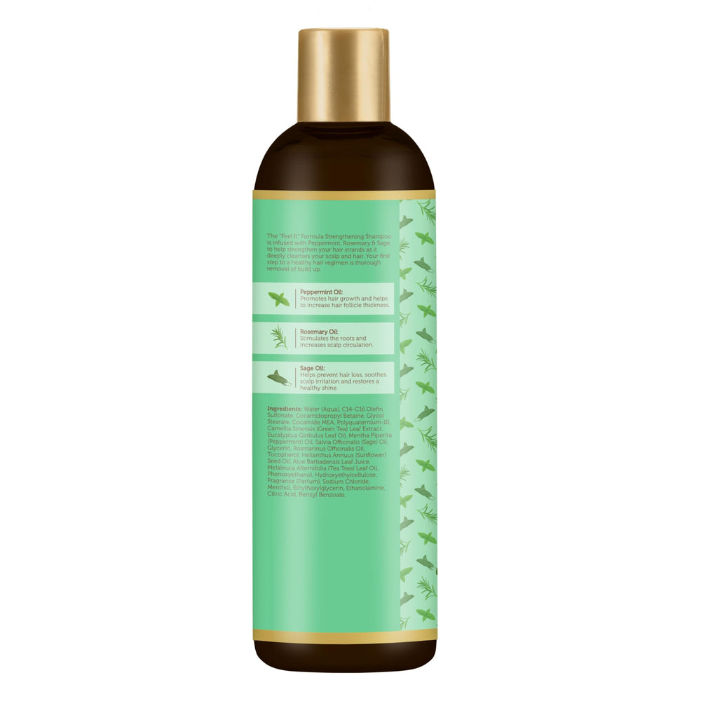 African Pride Feel It Formula sage oil contributes to shine and soothing scalp comfort