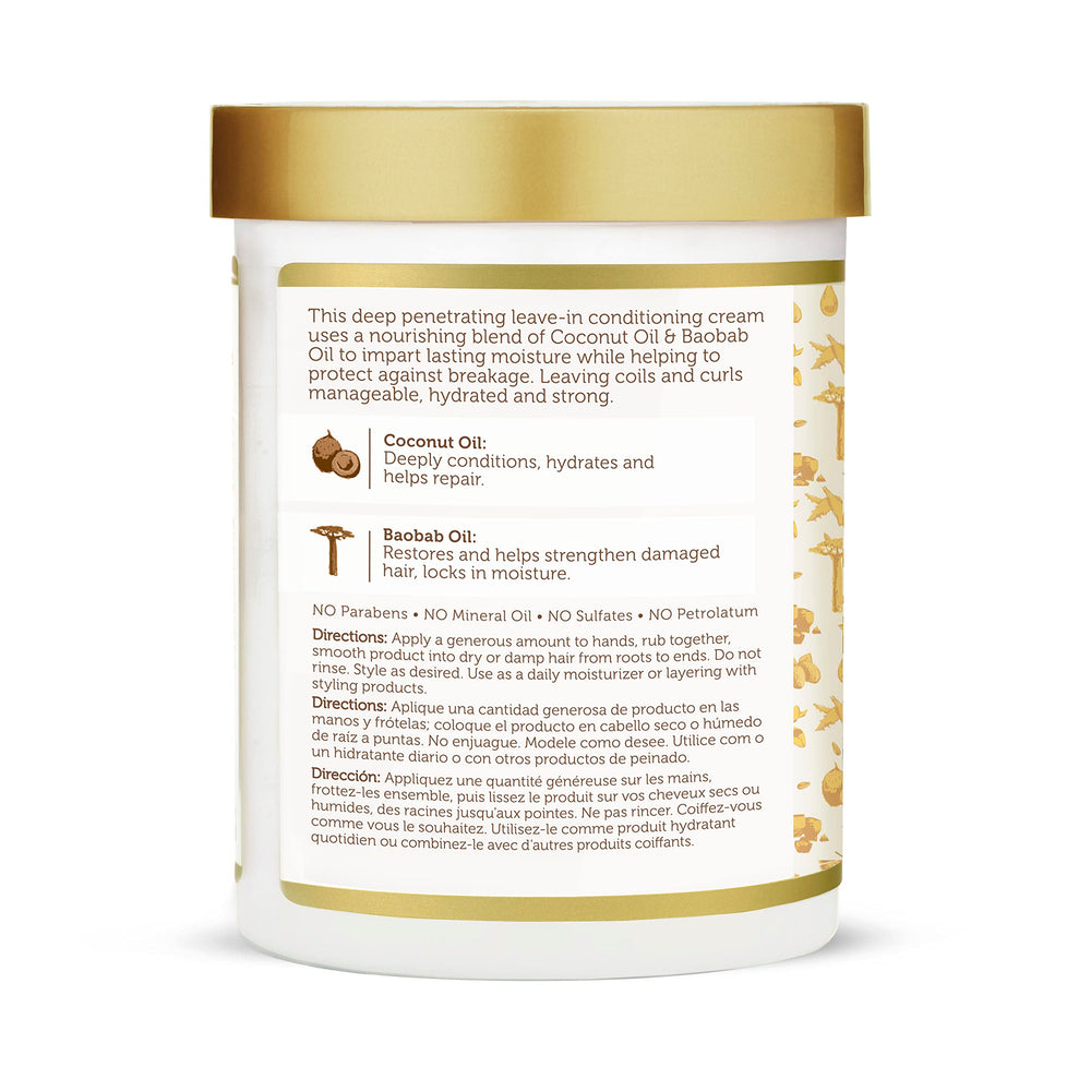 African Pride Moisture Miracle tub open reveals creamy consistency