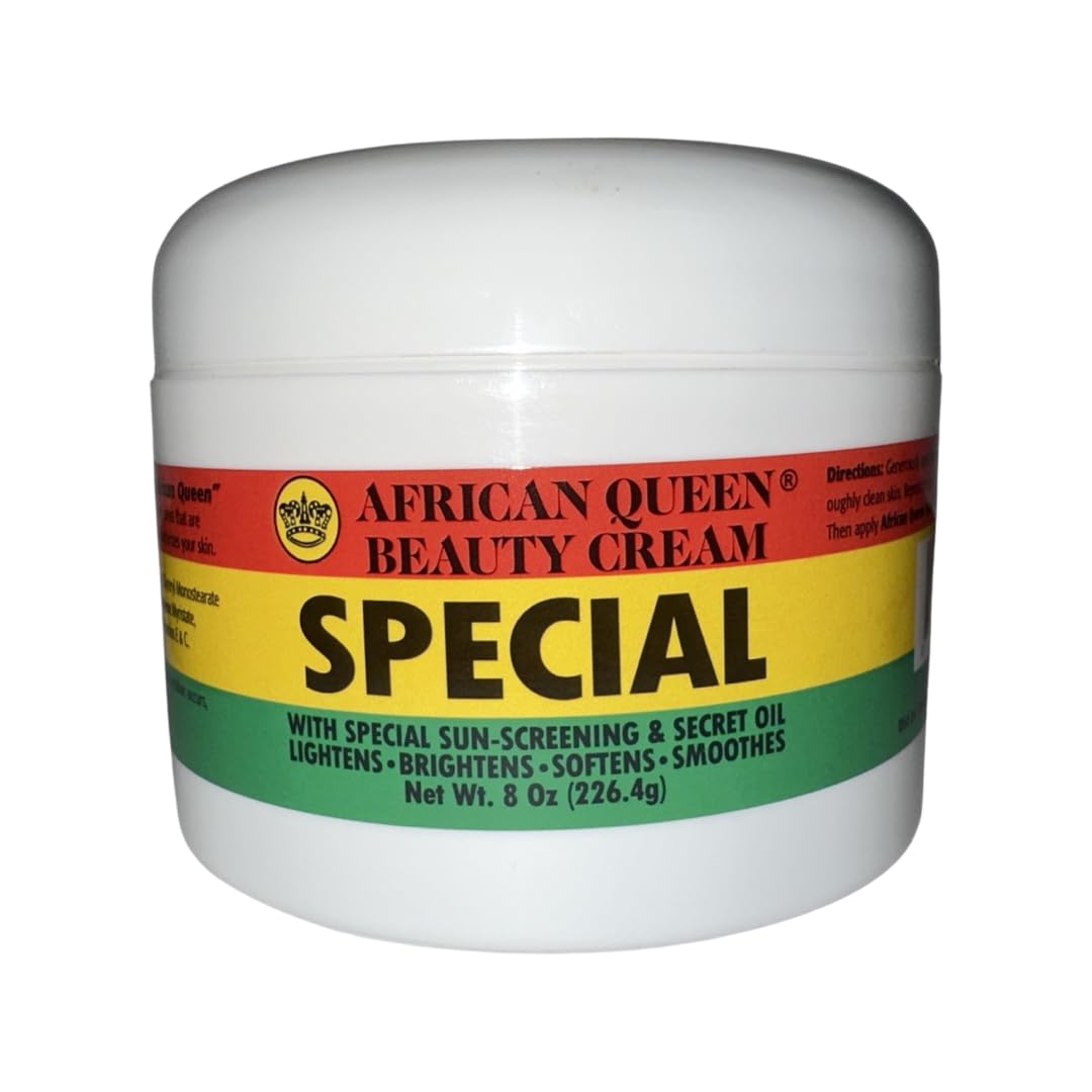 African Queen Beauty Cream Special Cream being applied, supporting even tone and daily glow.