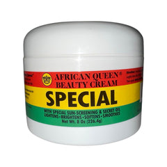 African Queen Beauty Cream Special Cream being applied, supporting even tone and daily glow.