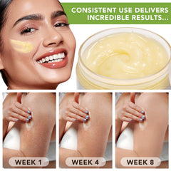 African Shea Butter Raw on hair roots helps tame frizz and shine.