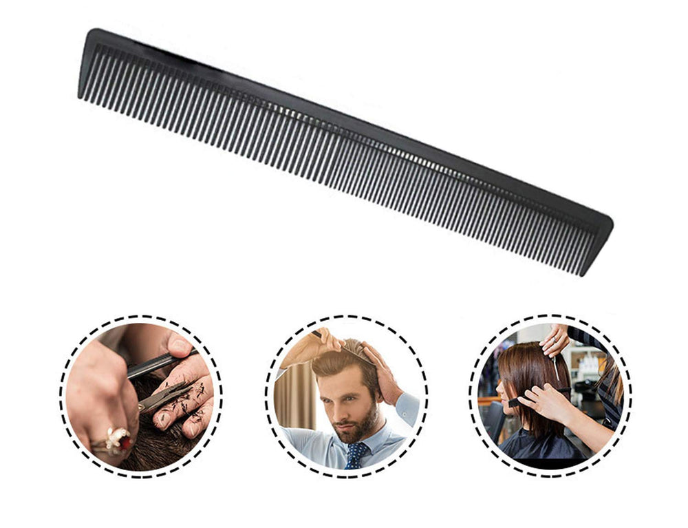 AFT90 ergonomic black comb offers comfortable grip for daily use.