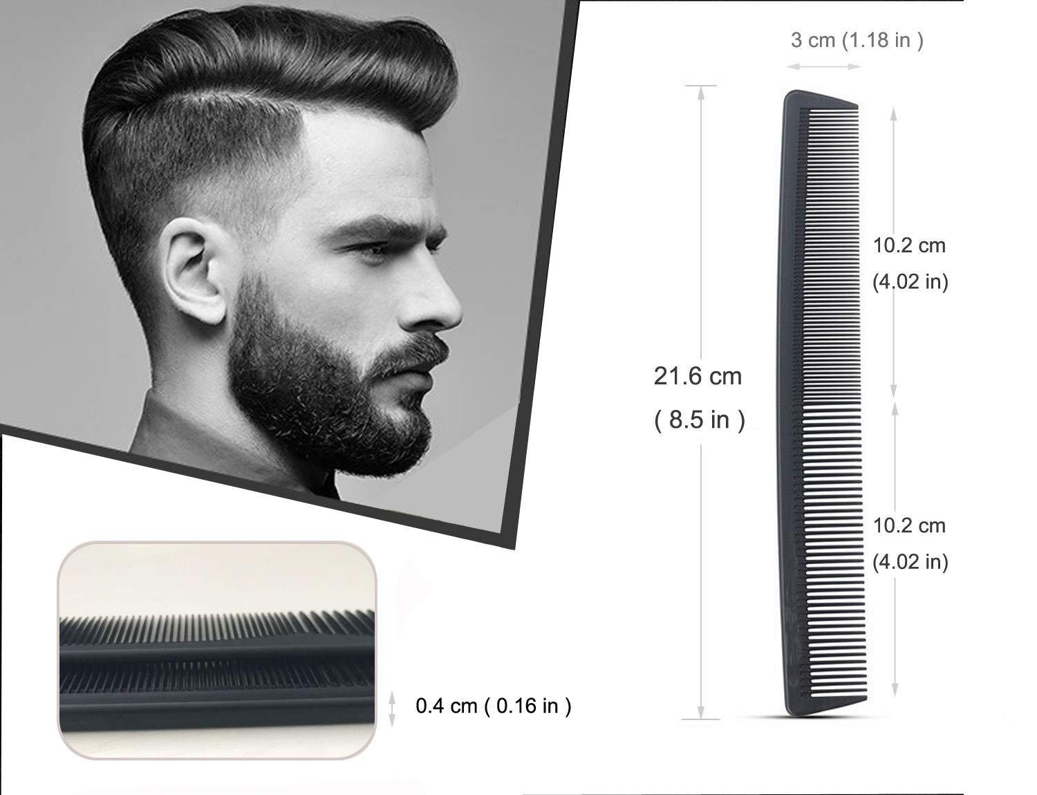 AFT90 portable professional comb fits in styling kits.