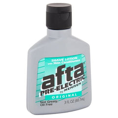 AFTA label close-up highlighting Original scent and conditioners.