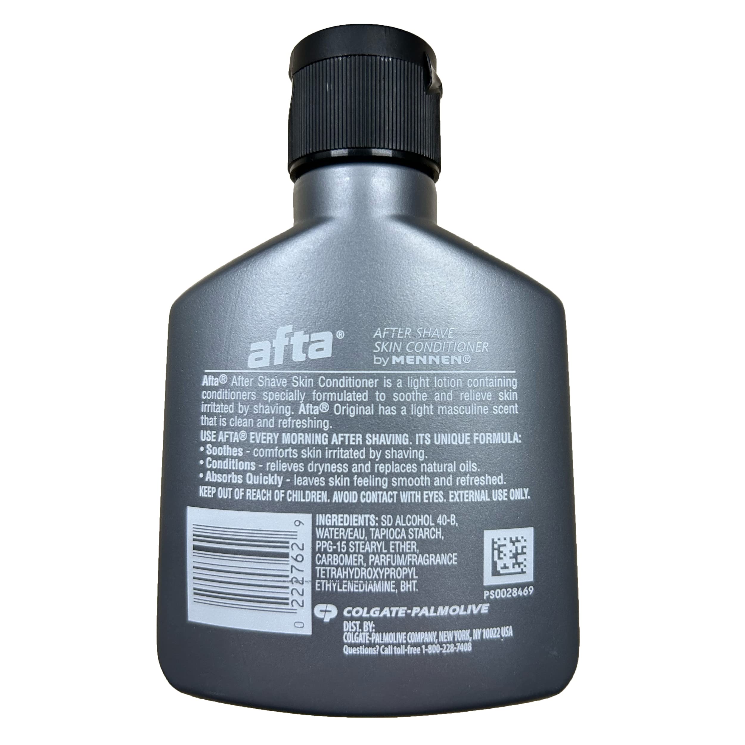 Afta Shave Lotion original scent leaves fresh fragrance.