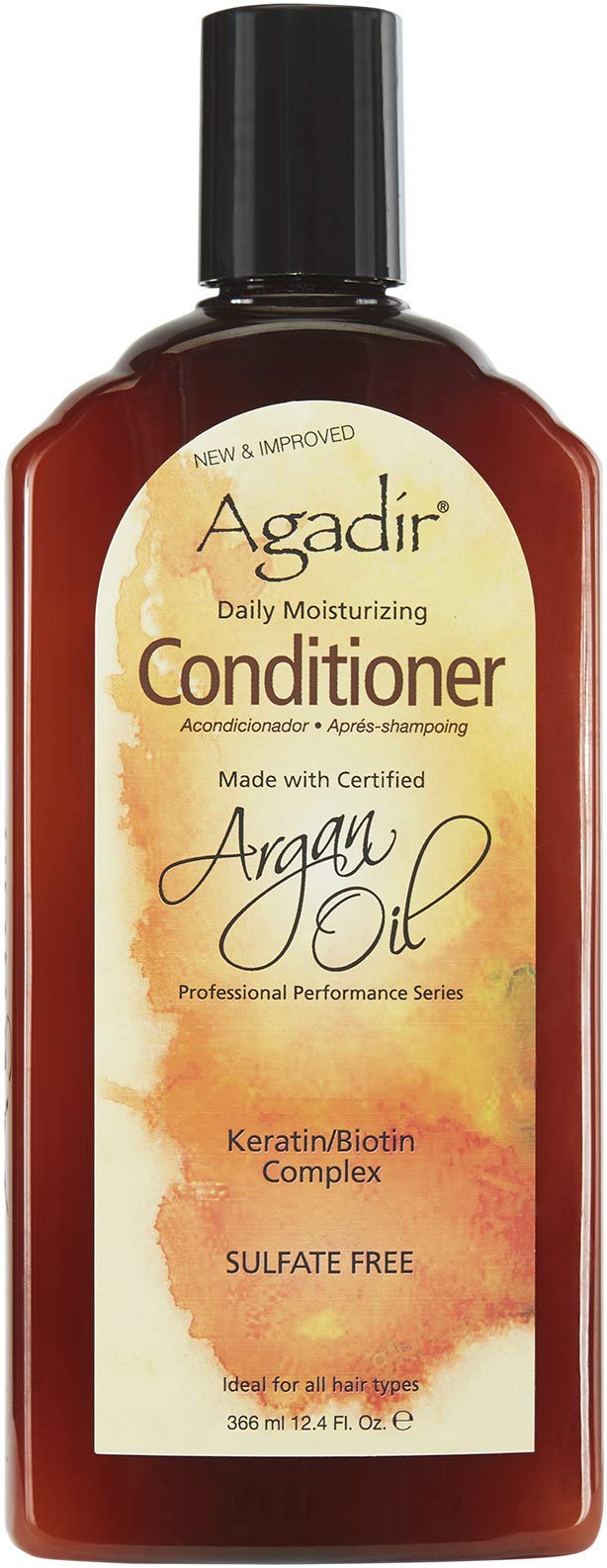 Agadir Argan Oil Daily Moisturizing Conditioner bottle front view for smooth, manageable hair.