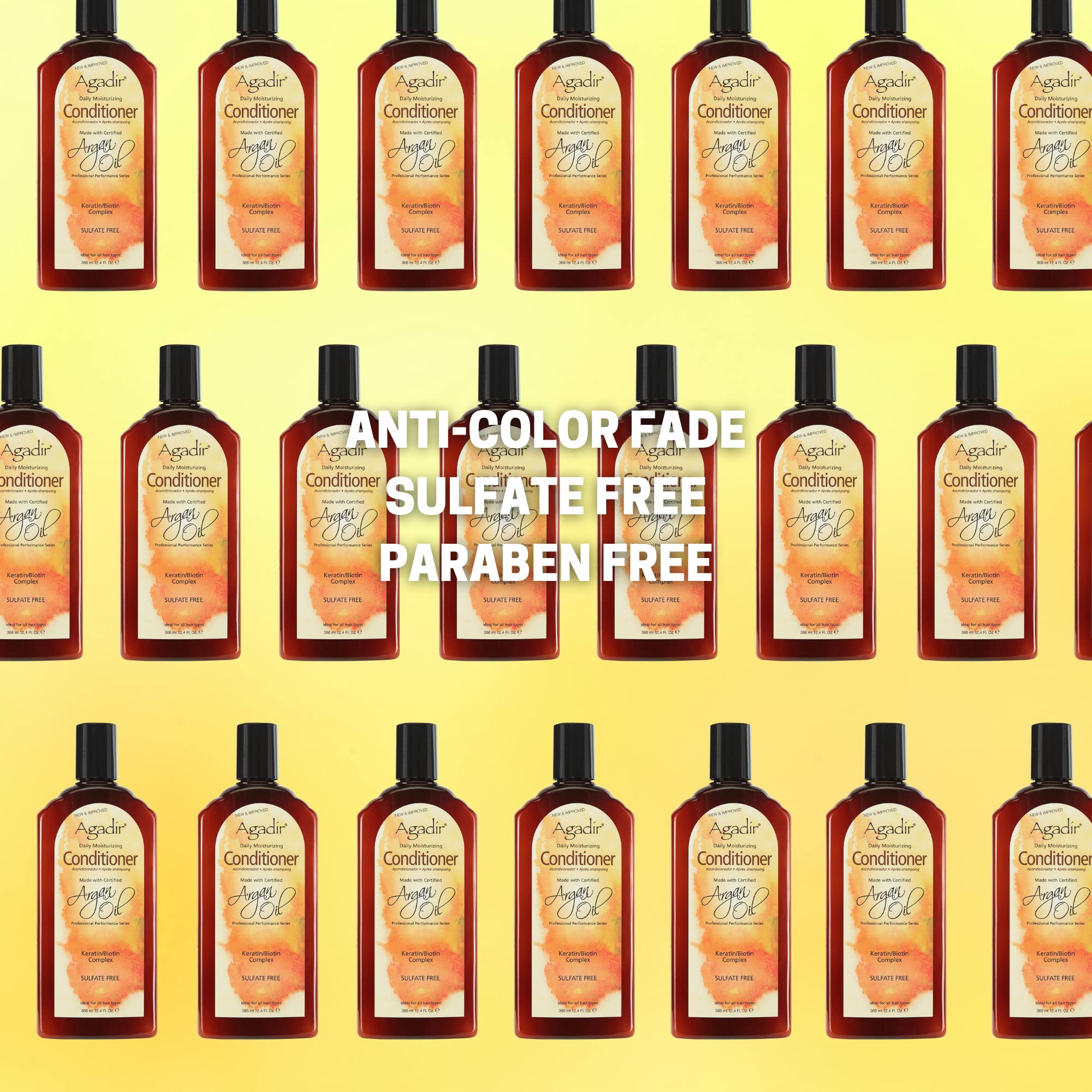 Agadir Argan Oil Daily Moisturizing Conditioner leaves soft, shiny hair after use.