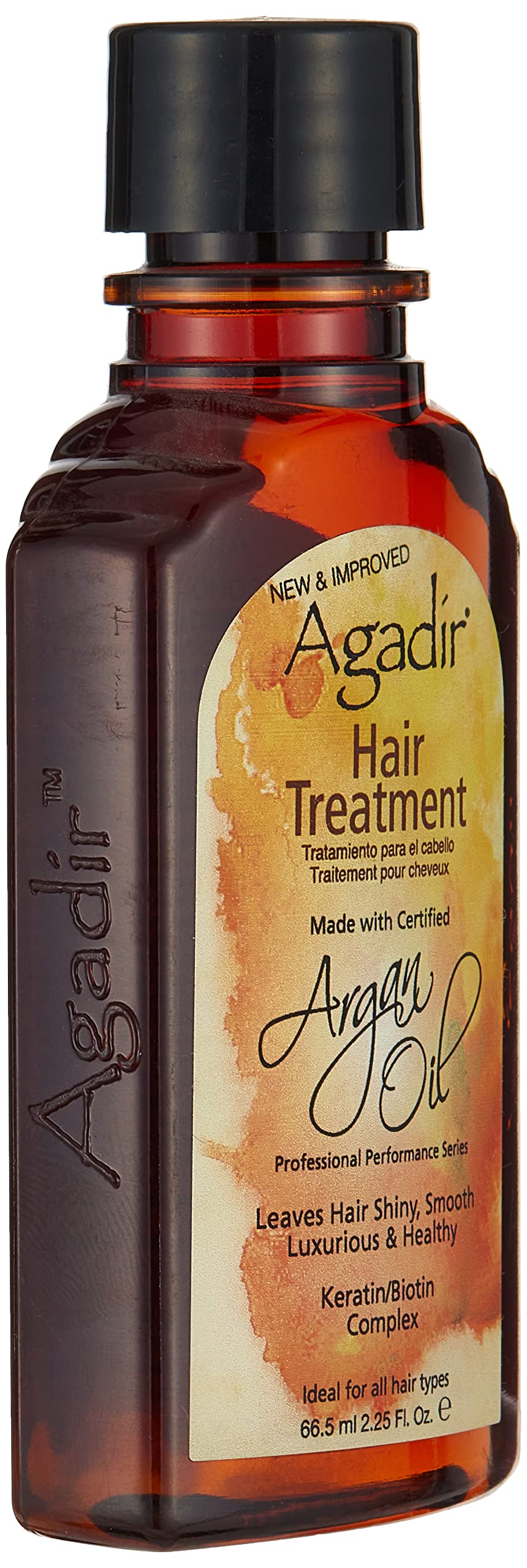 Agadir Argan Oil Hair Treatment oil drop demonstrates silky application.