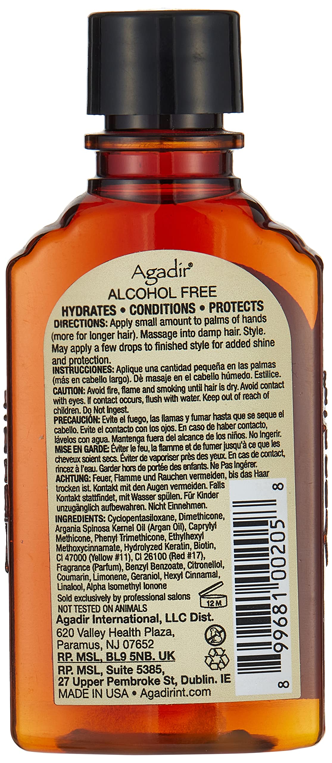 Agadir Argan Oil Hair Treatment strands gain shine and manageability.