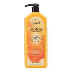 Agadir Daily Moisturizing Conditioner bottle front showing argan oil for detangling and shine.