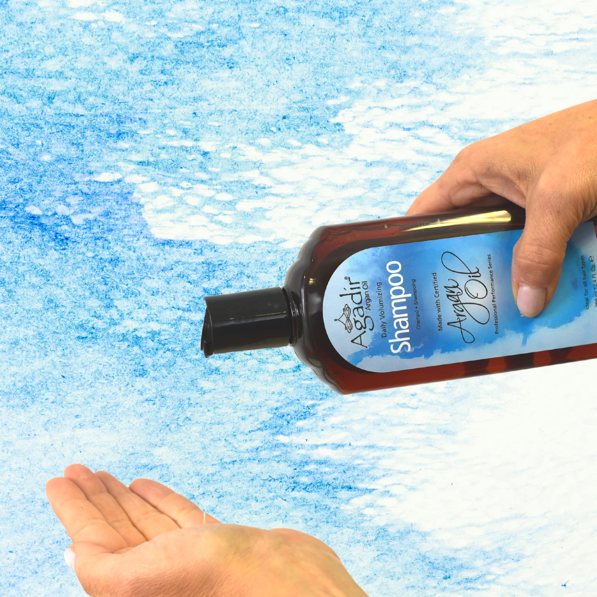 Agadir Shampoing Argan Panthénol — nourri doucement grâce à l'huile d'argan.