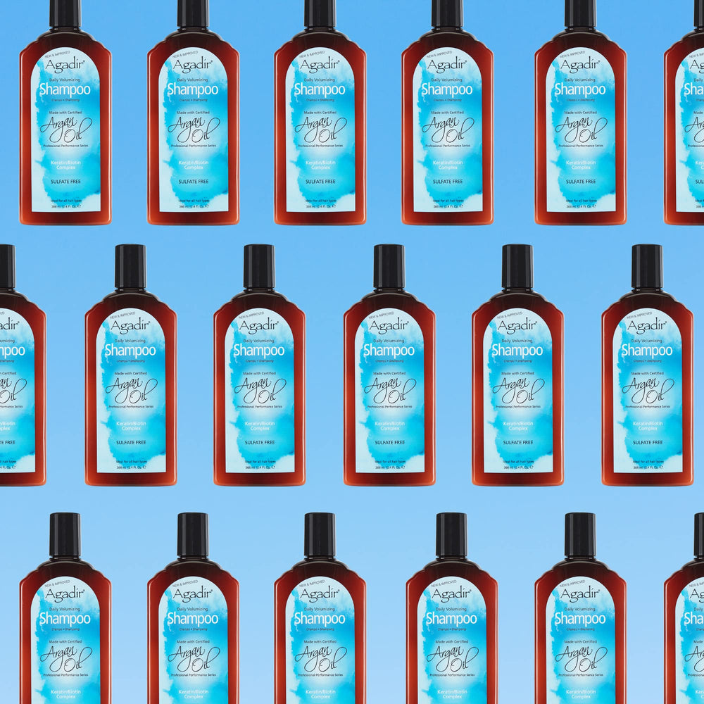 Agadir Shampoing sans sulfates parabènes — formule douce adaptée à la couleur.