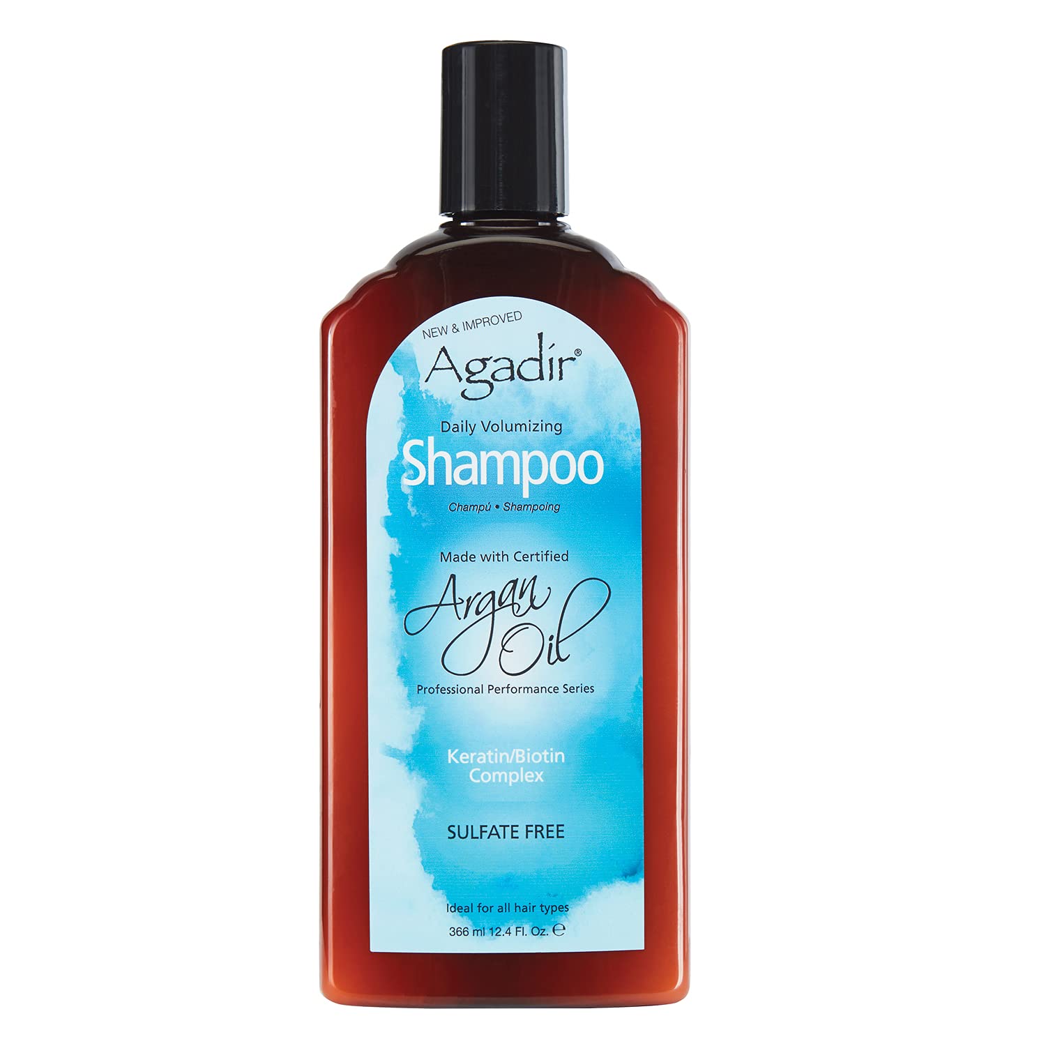 Agadir Shampoing Volume Quotidien Bouteille — apporte corps et plénitude.