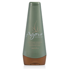 Agave Healing Oil smoothing shampoo bottle front, color-safe hydration