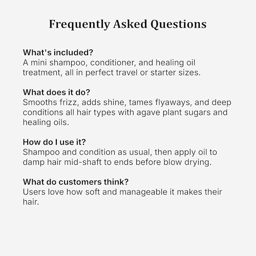 Agave Healing Oil suitable for textured hair and versatile routines