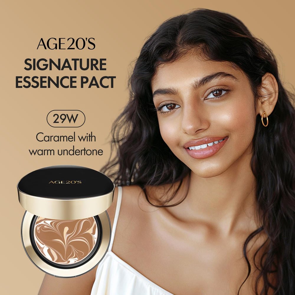 AGE20S compact case open for on-the-go touch-ups