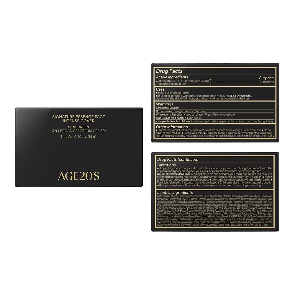 AGE 20's daily-use compact enabling easy layering and touch-ups