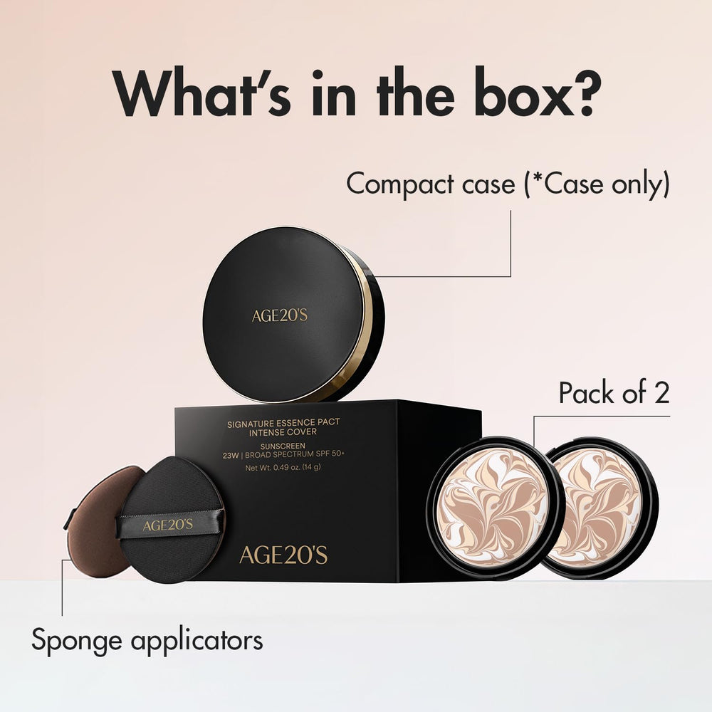 AGE 20's dewy glow finish delivering natural radiance