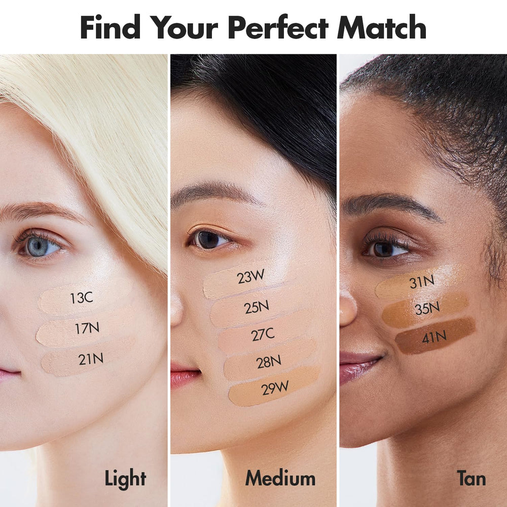 AGE 20's Signature Essence Pact SPF 50 latte-beige tone ideal for natural color.