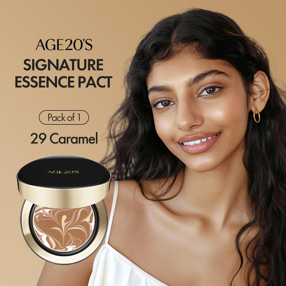 AGE 20's Pact compact packaging detail ideal for daily use