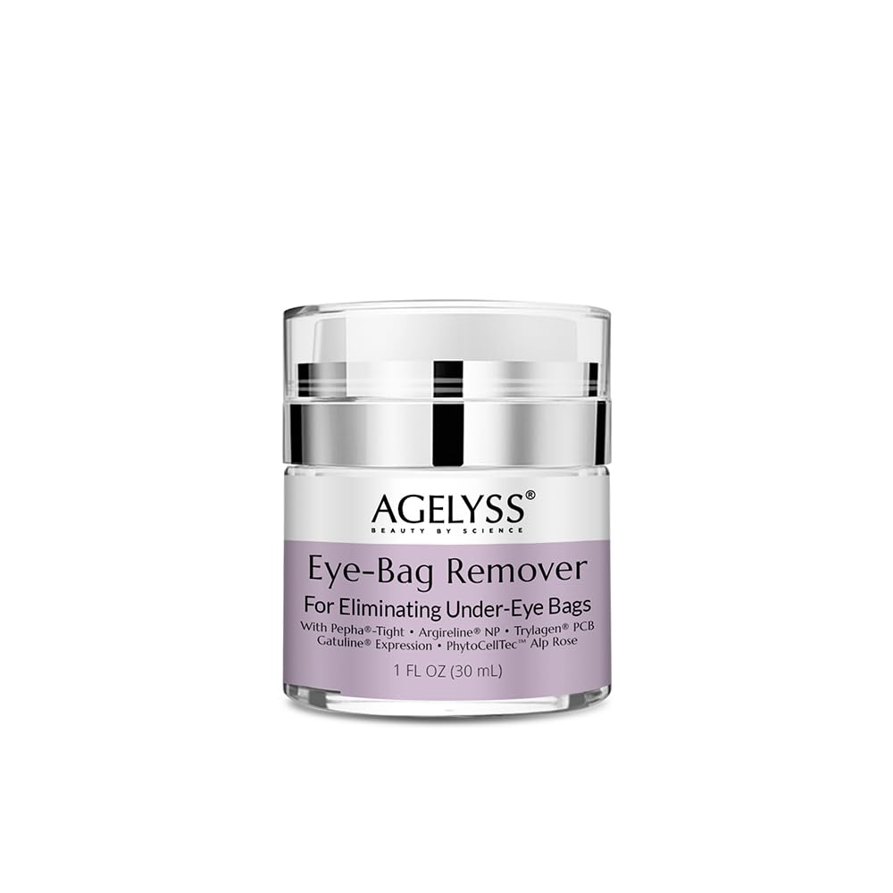 Agelyss Eye-Bag Cream pump bottle for easy daily application and hydration