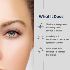 Agelyss Lash Brow Enhancer brush applied for fuller brows