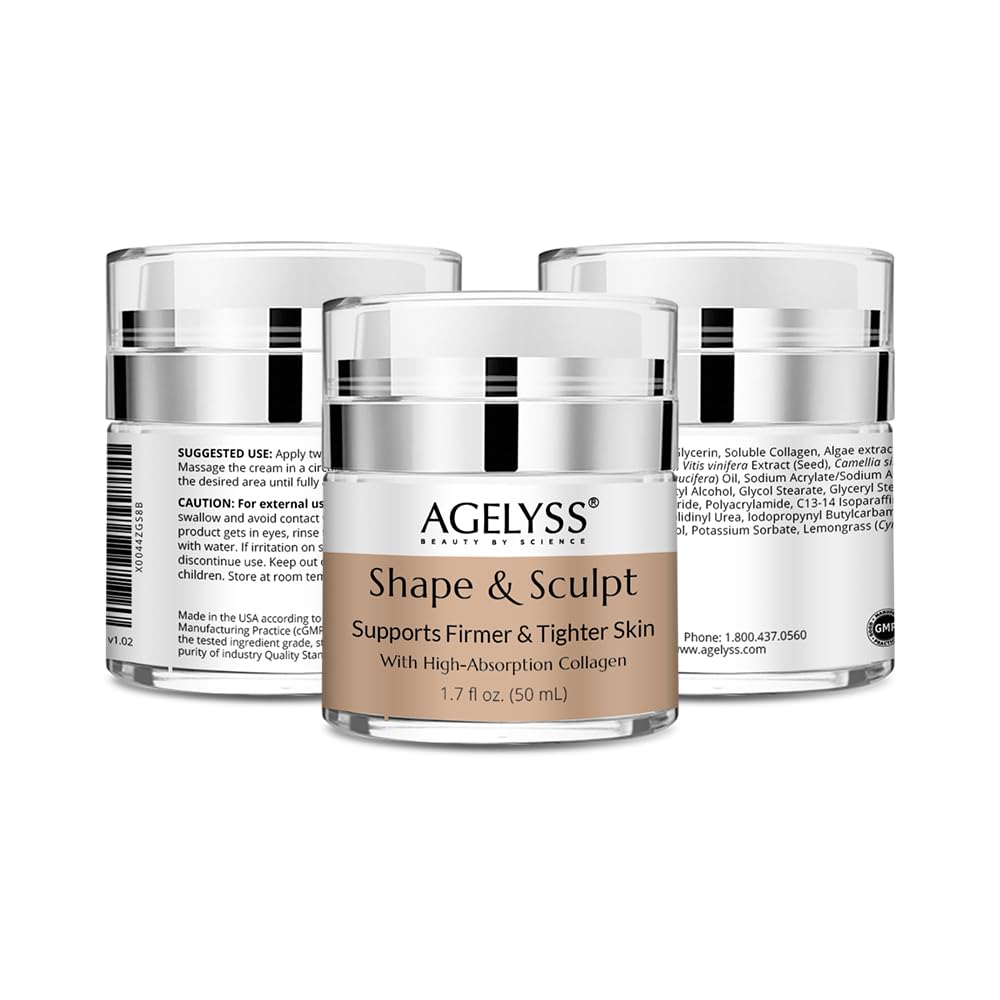 Agelyss Agelyss Shape & Sculpt Body Cream – Firm, Hydrated Skin (1.7 oz) | Cru ...