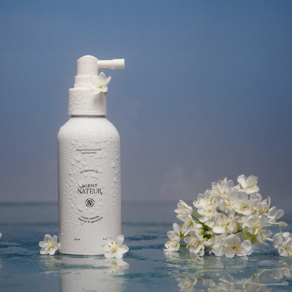 Agent Nateur holi growth 84 rosemary extract supports scalp vitality amid thinning hair