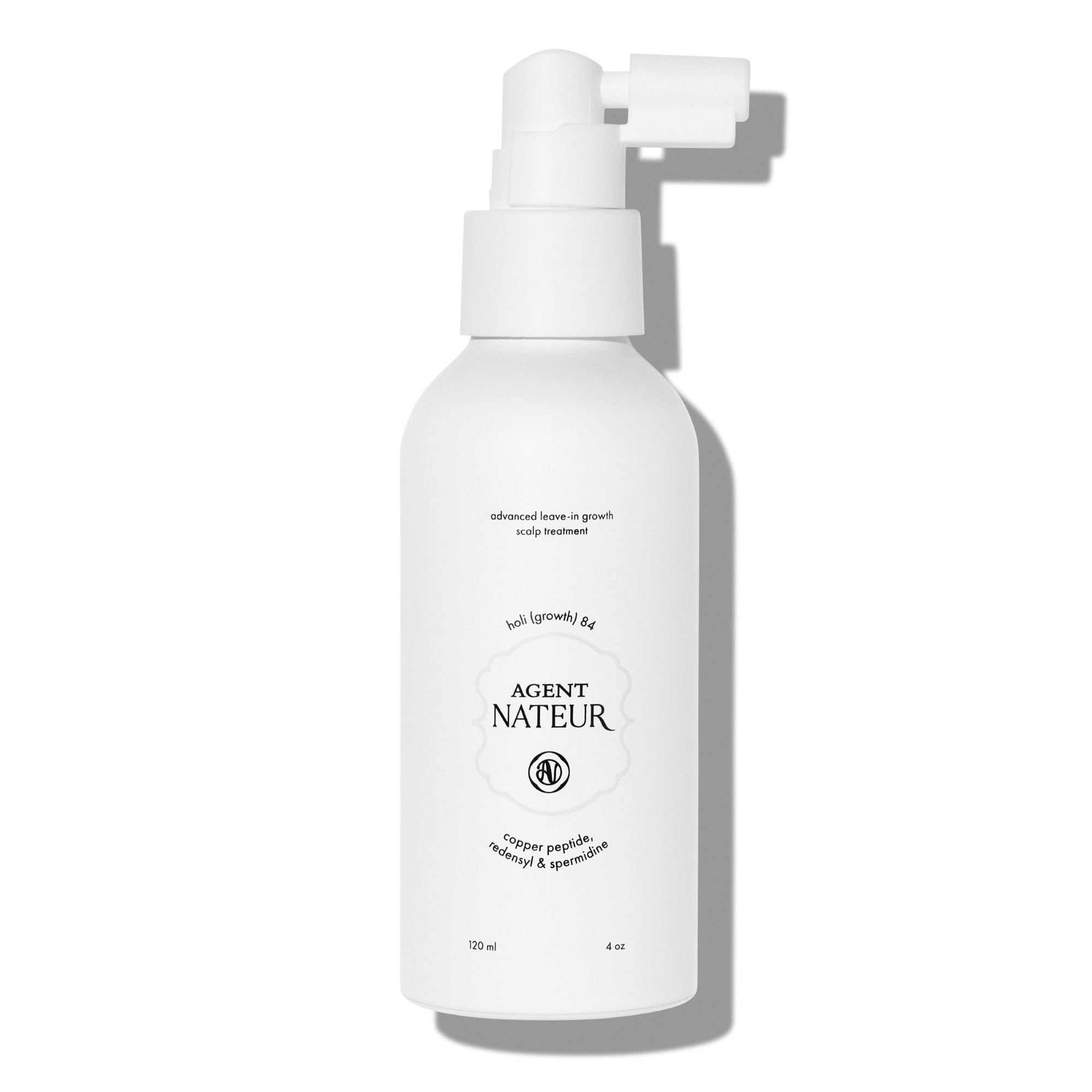 Agent Nateur holi growth 84 spray on scalp for invigorating, non-greasy hydration