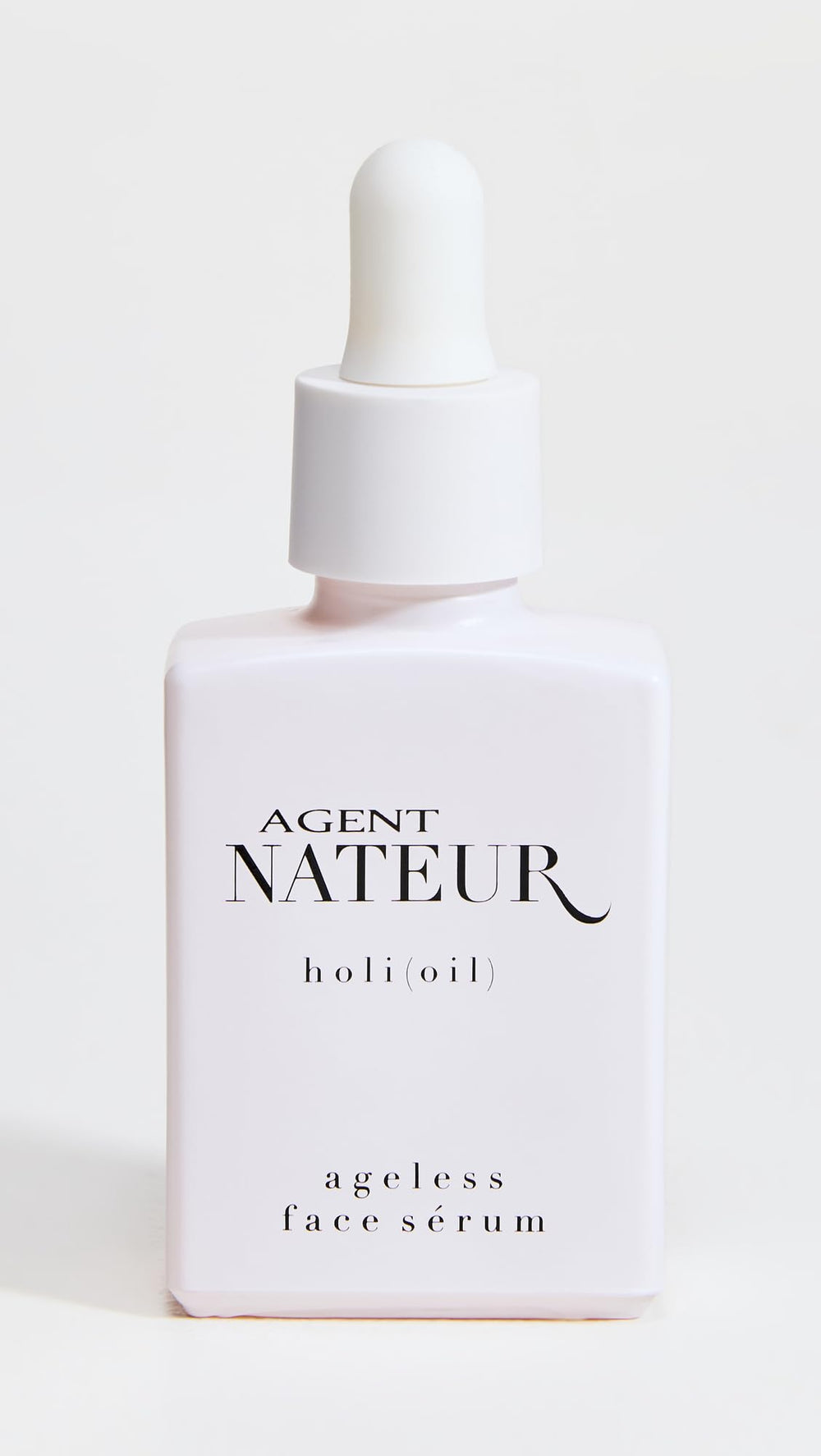 Agent Nateur Holi Oil dropper highlights precise hydrating application.