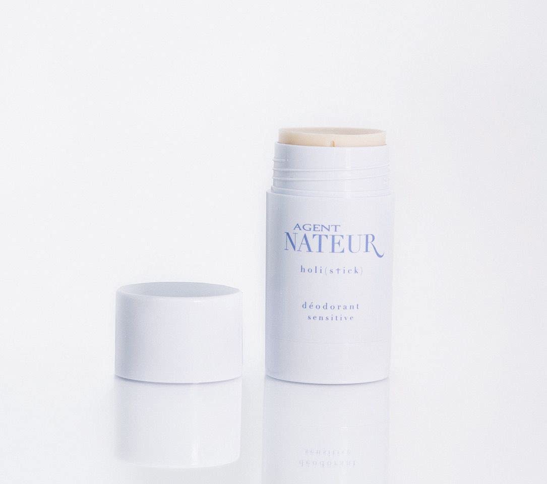 Agent Nateur holi stick fragrance blend jasmine bergamot sandalwood suggests balanced scent experience.