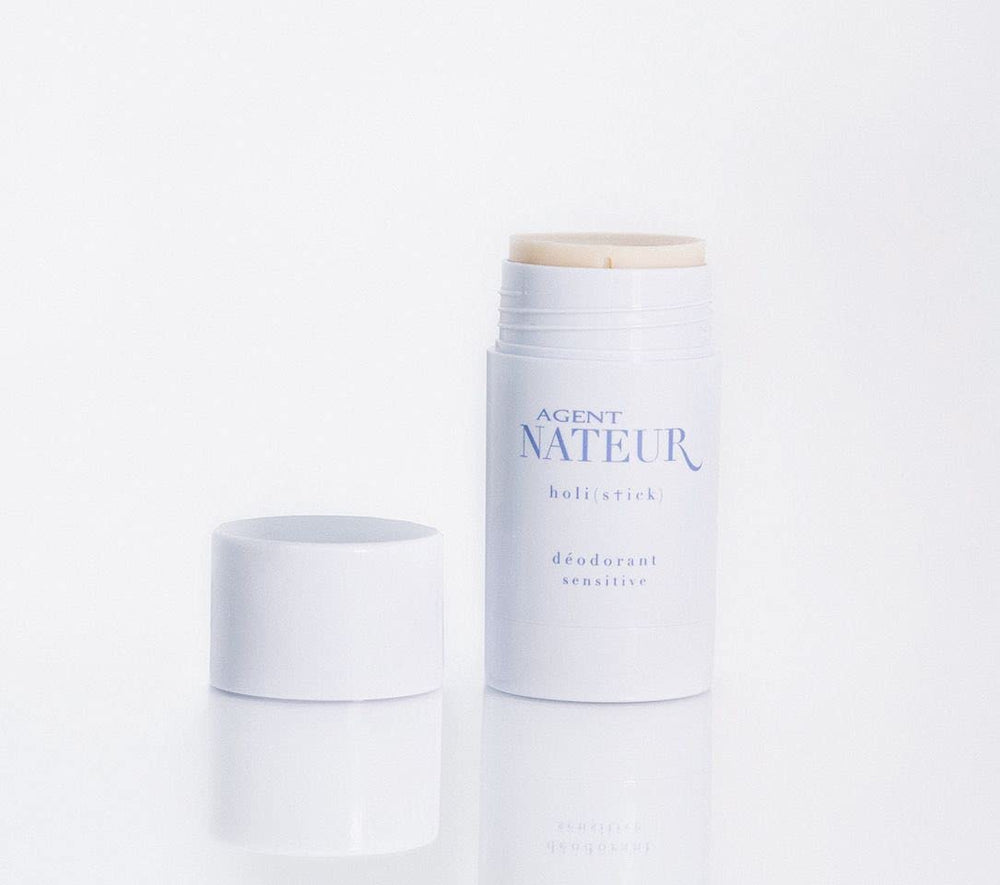 Agent Nateur holi stick fragrance blend jasmine bergamot sandalwood suggests balanced scent experience.