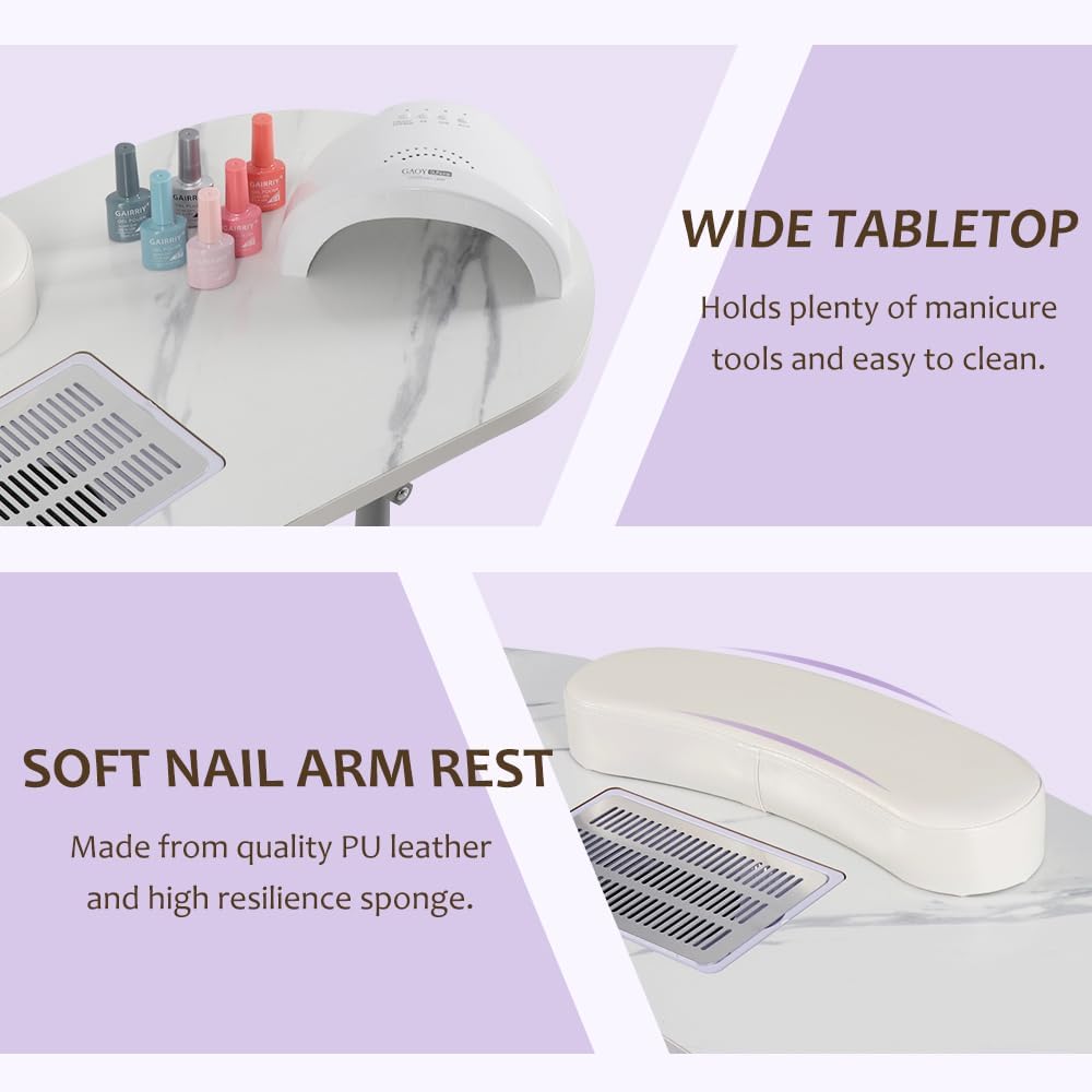 AGESISI soft PU leather wrist rest provides comfortable support during nails