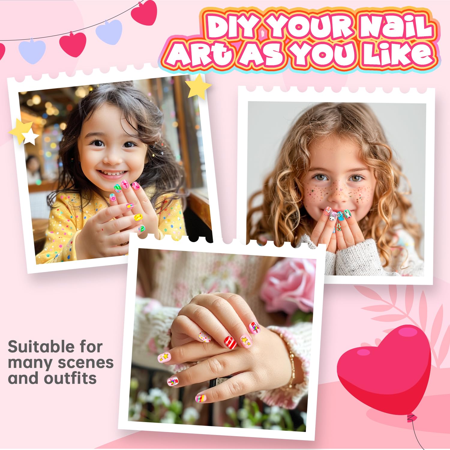 AGGKKY varied sizes nail tips for every finger