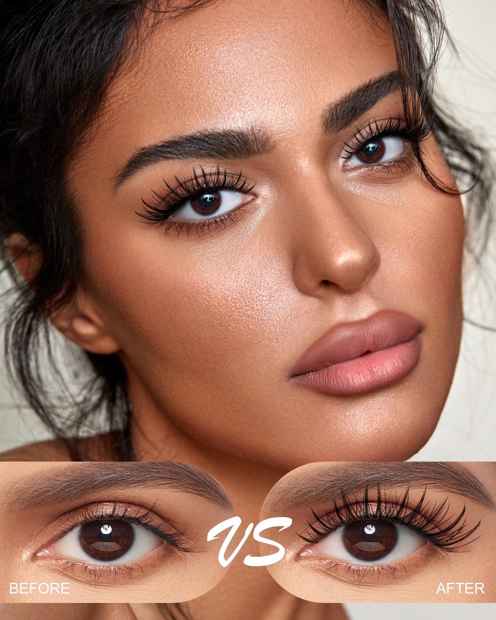 AGGRAD Aphrodite lash clusters 8-18mm range enables versatile wispy volume.