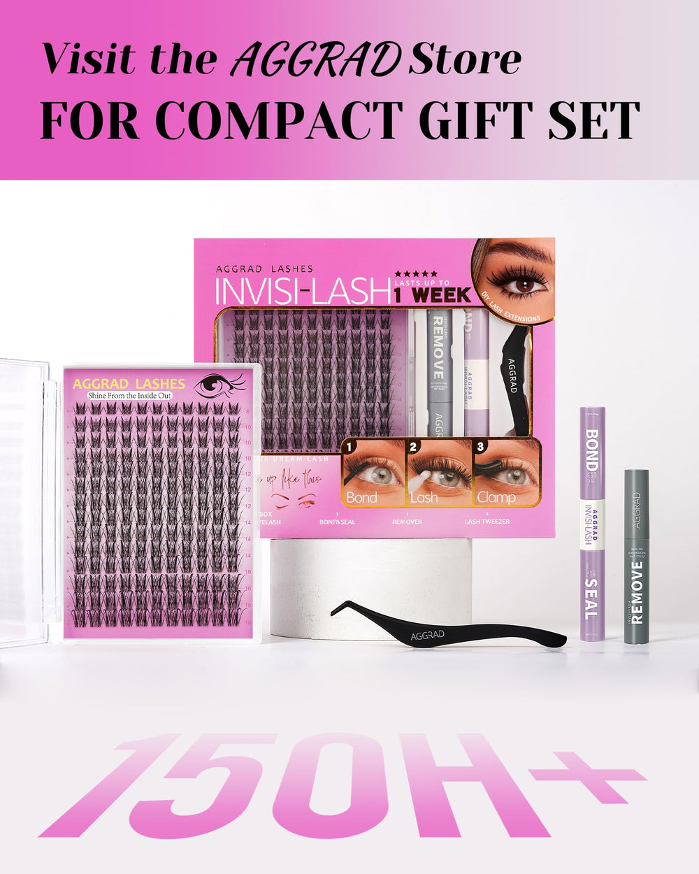 AGGRAD Aphrodite lash clusters holiday-ready for beach and night events.