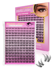 AGGRAD Venus Lash Clusters Kit 8-14mm close-up for natural, wispy eyes