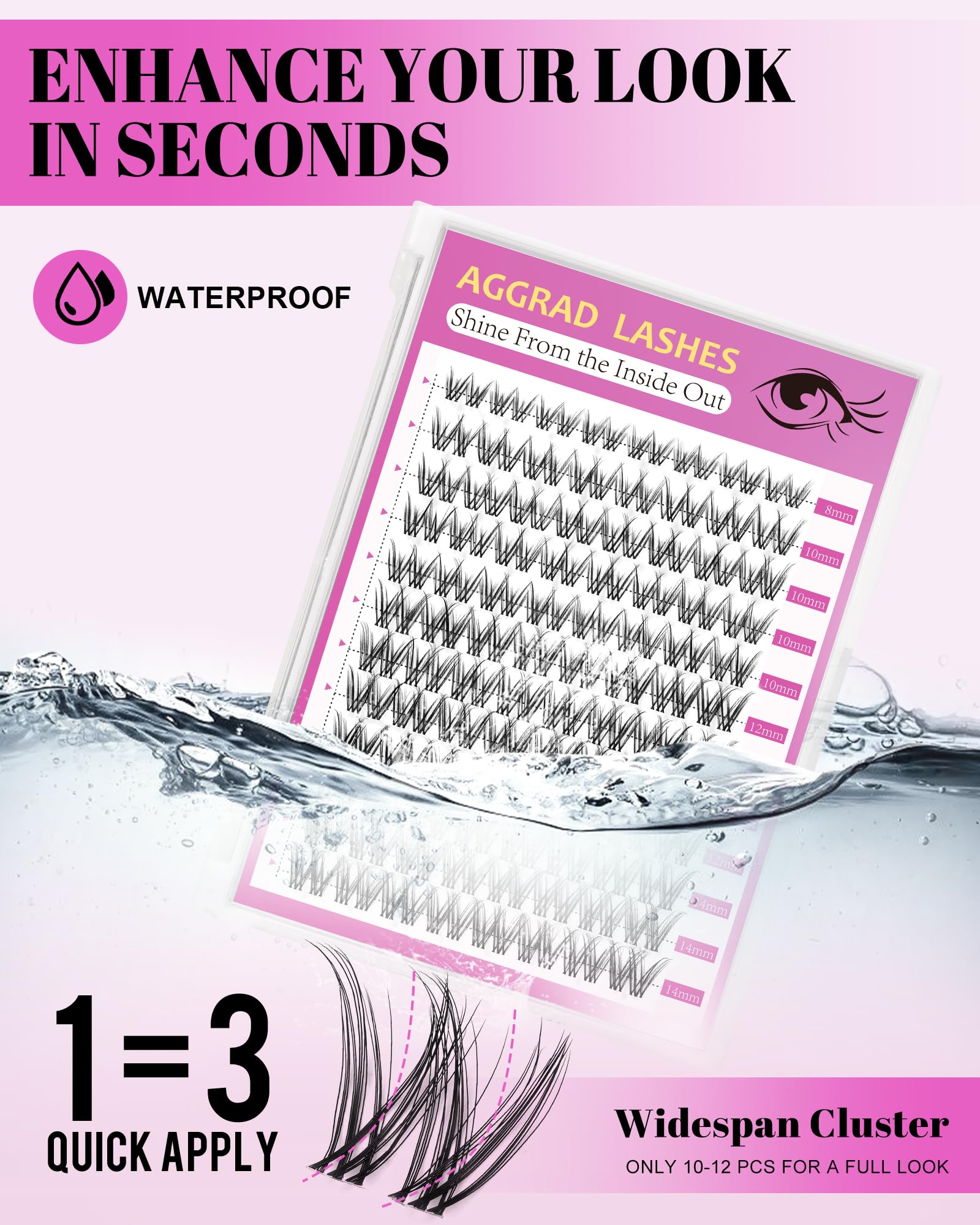 AGGRAD Venus lash tweezers for precise placement during application