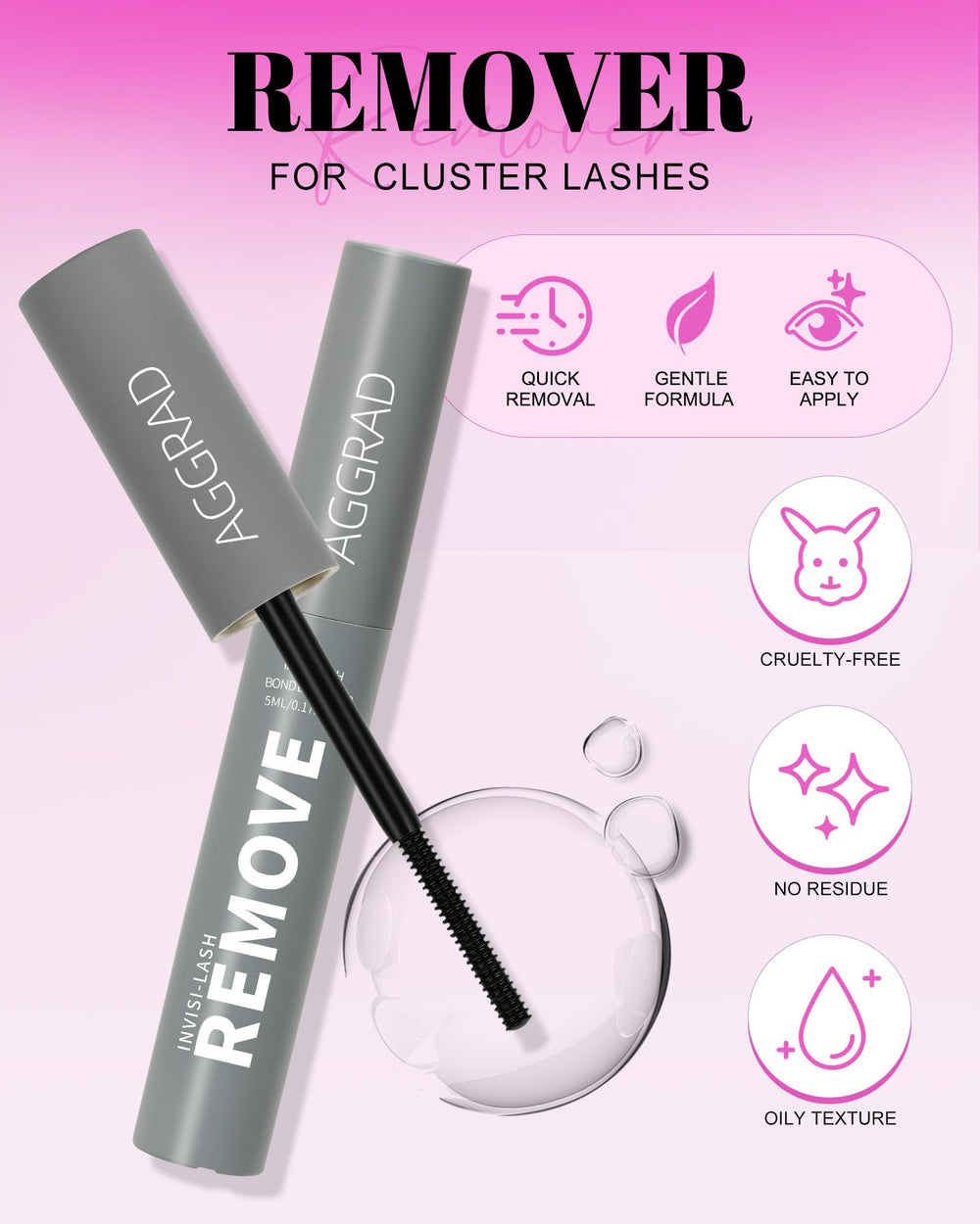 AGGRAD Venus natural fluffy wispy look resembles real lashes