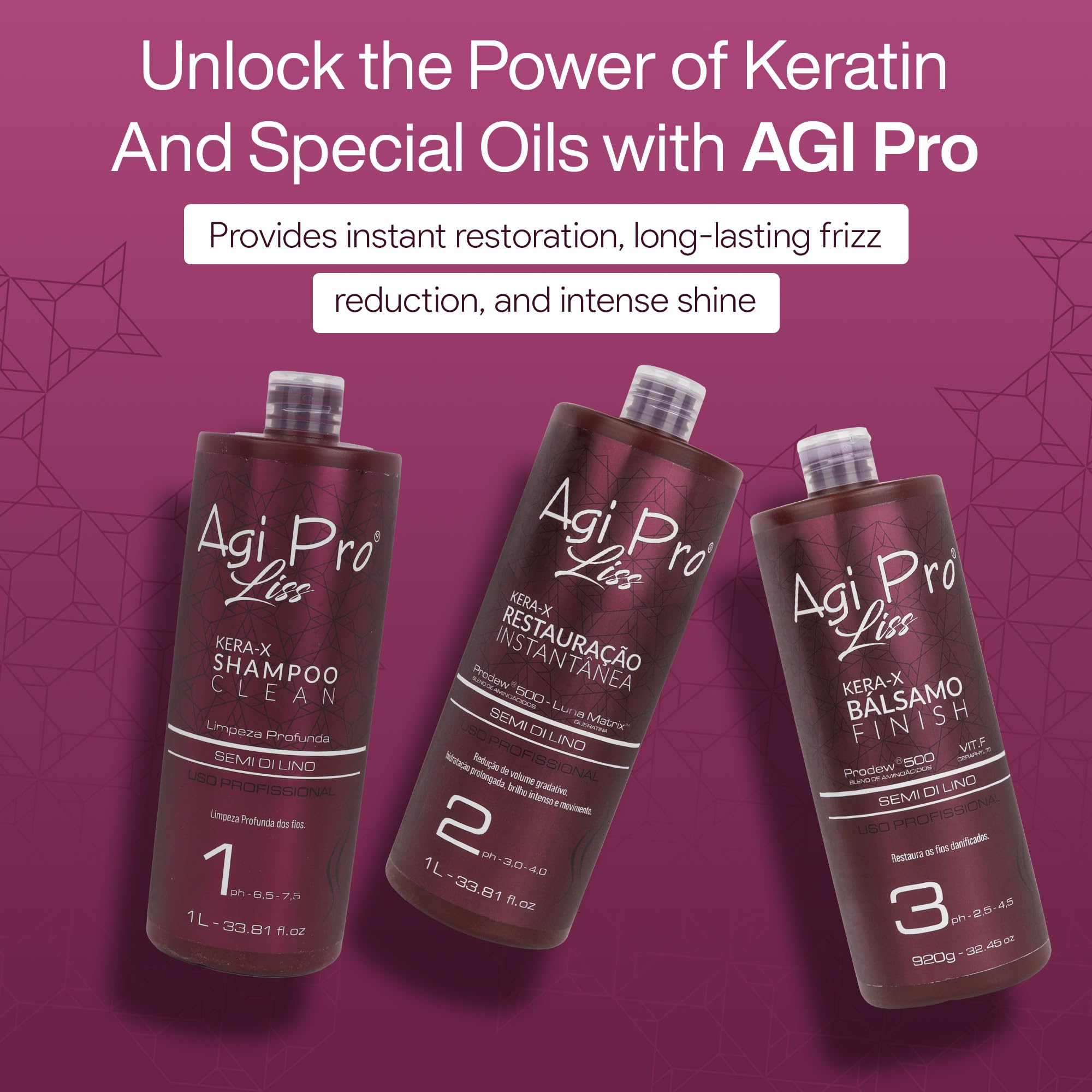 AGI PRO LISS shine 3D renders vibrant, reflective hair surface