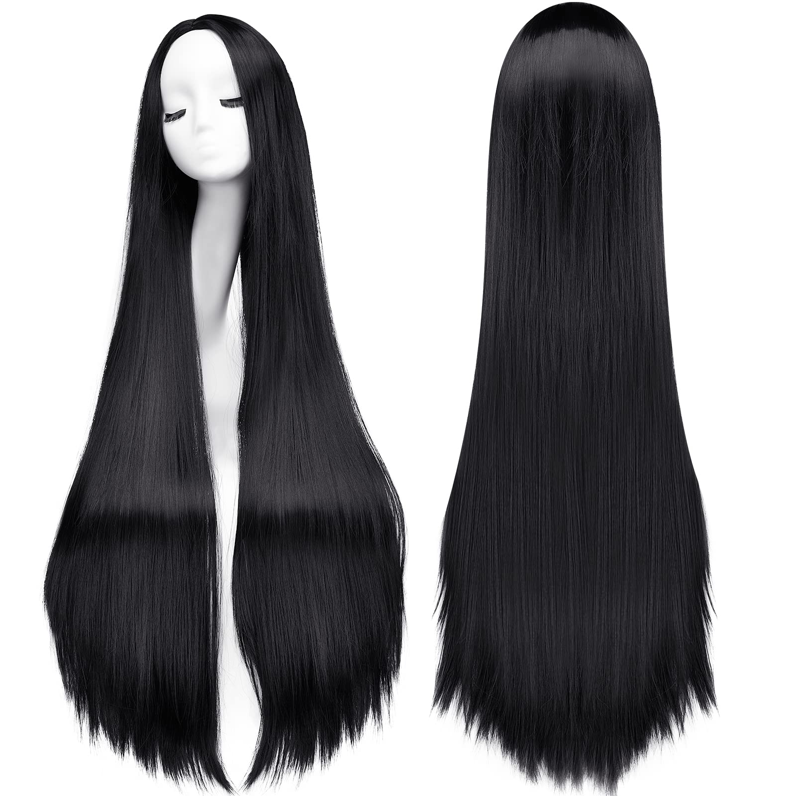 AGPTEK 100 cm length creates dramatic flowing hairstyle