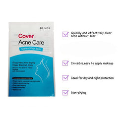 AGRCARE hydrocolloid patch protects blemish from dust while worn