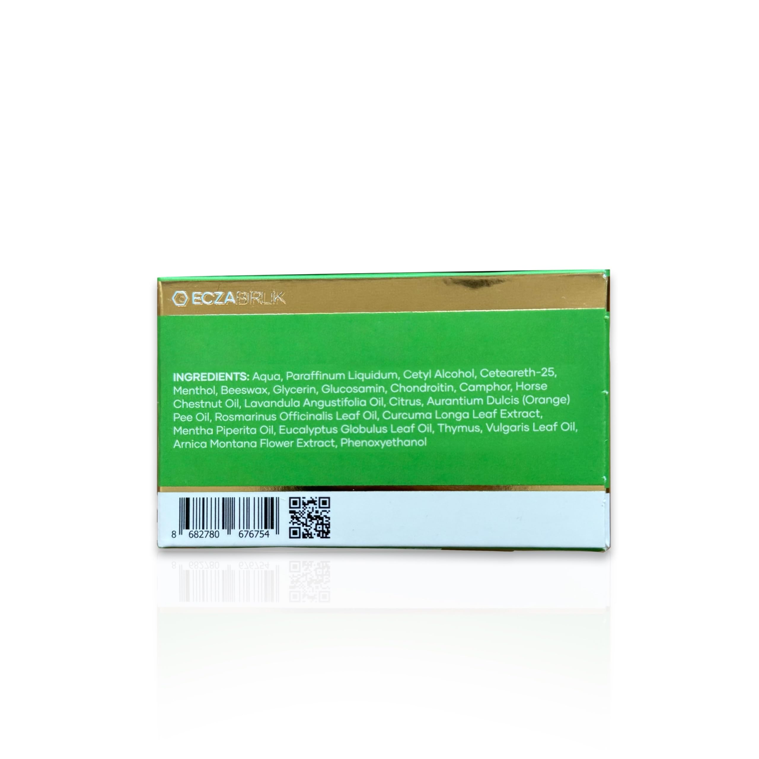 Cream on legs and joints for general relief and support.